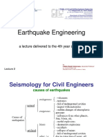 Earthquake Engineering: A Lecture Delivered To The 4th Year Students