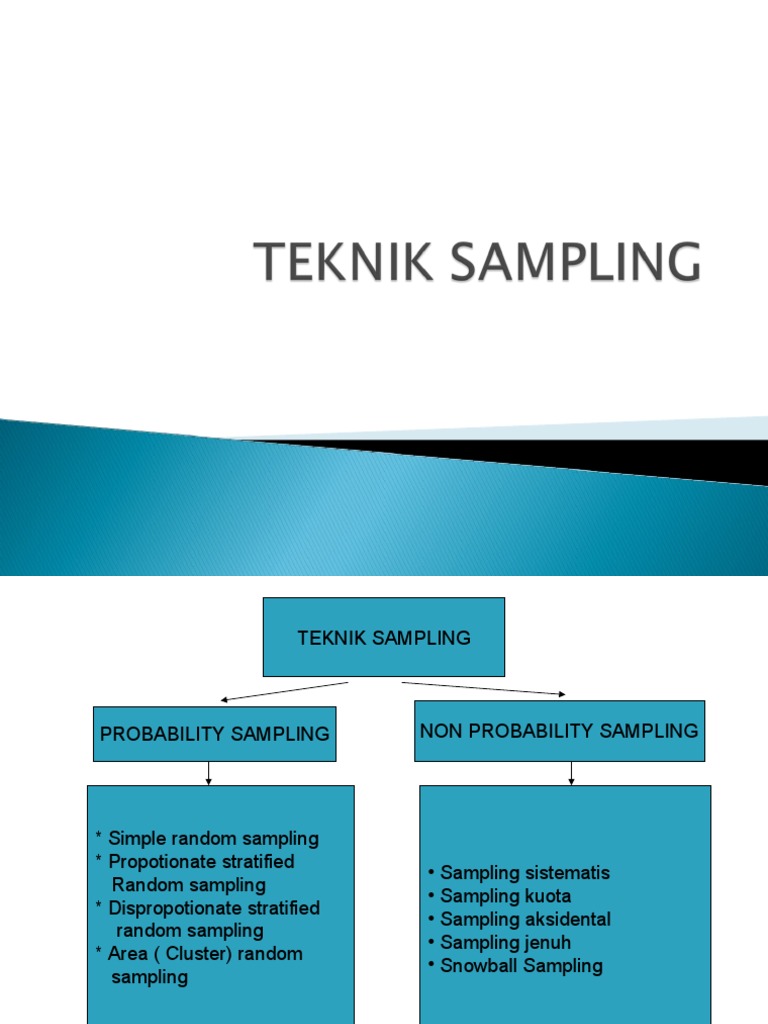 Teknik Sampling | PDF