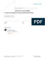 LBP as preprocessing for face authentication