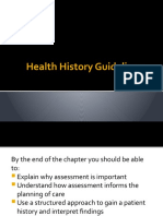 Health History Guidelines