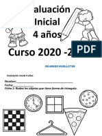 Evaluación Inicial 4 Años 2020 2021