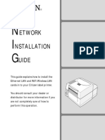 521 Network Card Installation English