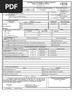 Application Form BIR 1916