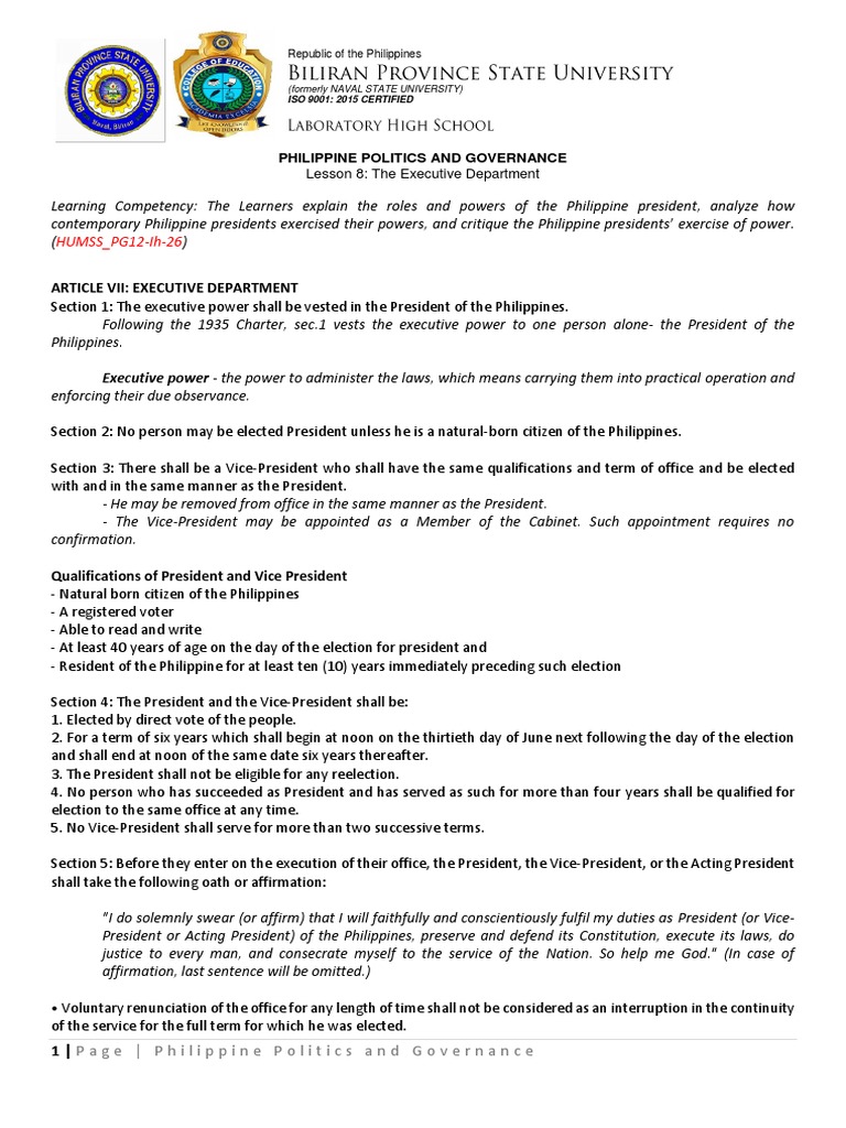 Ppg Lesson 8 | Pdf | Pardon | Presidents Of The United States