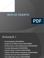 Bedah Skripsi Kelompok 1