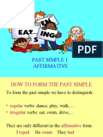 Past Simple 12 Affirmative 21 Slides Flashcards Picture Description Exercises