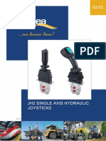 2003 Catalogo EN Single Axis Hydraulic Joystick JH2 0P