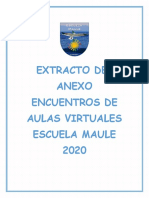 EXTRACTO DEL ANEXO DE ENCUENTROS DE AULAS VIRTUALES 28 DE AGOSTO