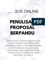 Penulisan Proposal Berpandu