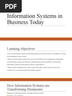 3 Information Systems in Business Today