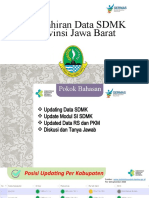 Pemutahiran Data SDMK Jabar