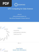 GPU Computing For Data Science - John Joo