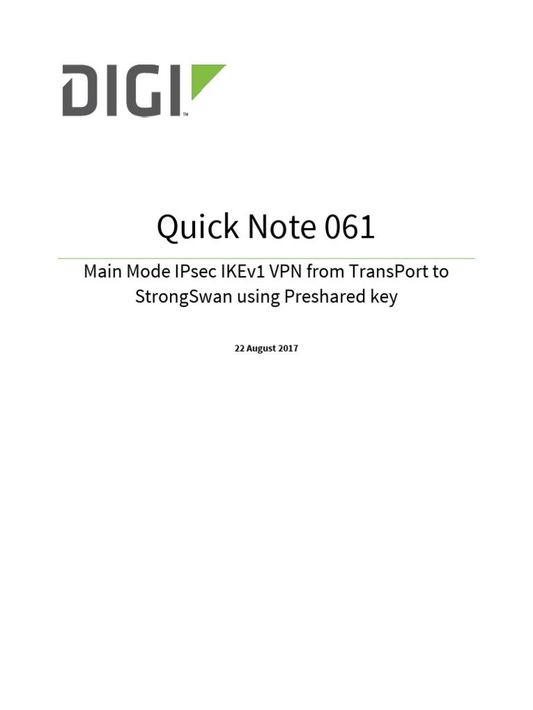Curated visual reference: Gallery Detail: Ipsec Ikev1 Vpn Setup Guide Pdf Virtual Private Network