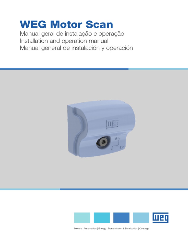 WEG Weg Motor Scan Manual Geral de Instalacao e Operacao 14603136 ...