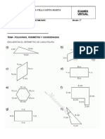 Examen de Septimo (Perimetro, Poligonos, Coordenadas)