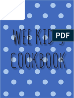 Wee Kids Cookbook
