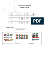 Colegio Ingles Libertadores 1St Partial Math Lab: They Are - They Are - They Are