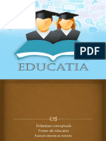 Educatia Prezentare