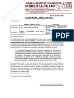 Invitacion para Conciliar Perulex PDF