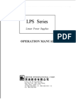 LPS Series: Operation Manual
