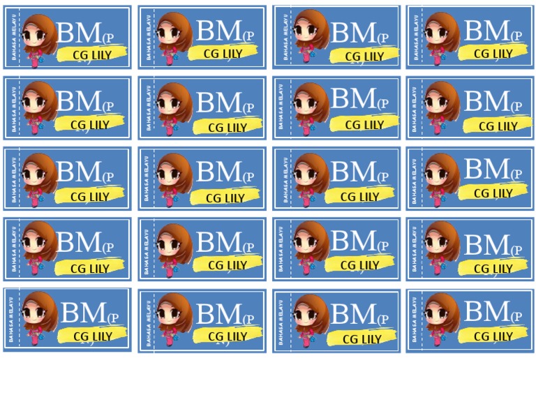 Sticker BM | PDF