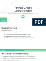 Tuning A CART's Hyperparameters: Elie Kawerk