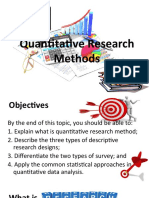 Quan%ta%ve Research Methods