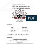 Jet Fuel Production