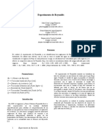 Experimento de Reynolds PDF