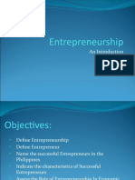 Introduction of Entrepreneurship 1.0