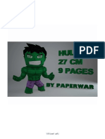 Hulk chibi 27cm - by Paperwar - LINE