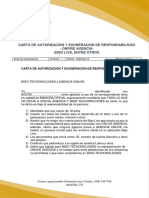 Onfire Carta de Autorización y Exoneración de Responsabilidad