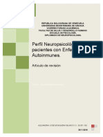 Perfil Neuropsicologico de Las Enfermedades Autoinmunes