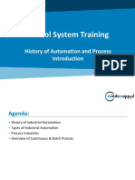 Control System Training: History of Automation and Process