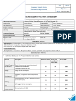 Change Request Estimation Agreement