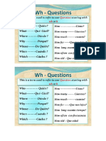 Activity 3 - WH Questions