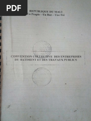 Convention Collective Btp Mali Pdf