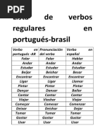 Verbos Que Terminan Con Ar, Er, Ir, Or, Ur | PDF | Cocina, comidas y ...