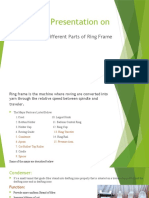 Presentation On: Different Parts of Ring Frame