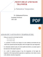 Adiabatic Saturation Temperature: Dr. Muhammad Rizwan Assistant Professor Nfc-Iet