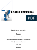 How To Write A Thesis Proposal