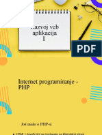 PHP Osnove - Nastavak