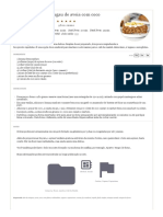 Bolo de Mingau de Aveia Com Coco Simples - PLANTTE PDF