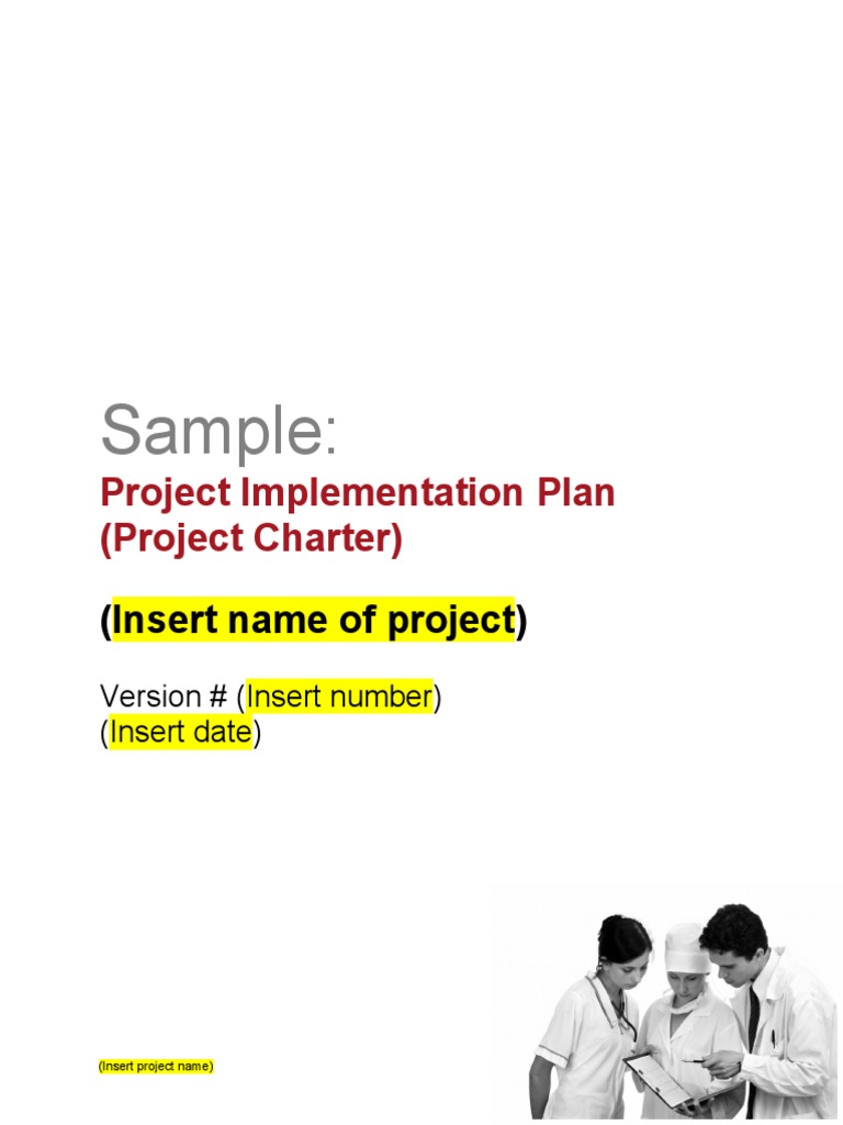 Healthcare Project Implementation Plan | PDF | Patient Safety | Project ...