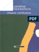 Ludwig Wittgenstein - Despre certitudine-Humanitas (2005).pdf