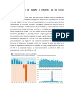 Economía Actual de España e Influencia de Los Bonos Soberanos