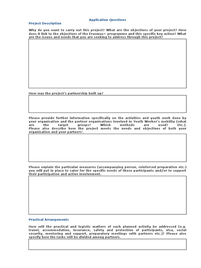 Application Questions | PDF | Mentorship | Business
