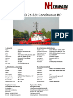 EGESUND 26.52t Continuous BP: 1. General 2. Performance & Machinery