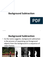 Background Subtraction