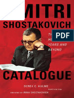 Shostakovich Catalogue - Derek C. Hulme 2010 PDF